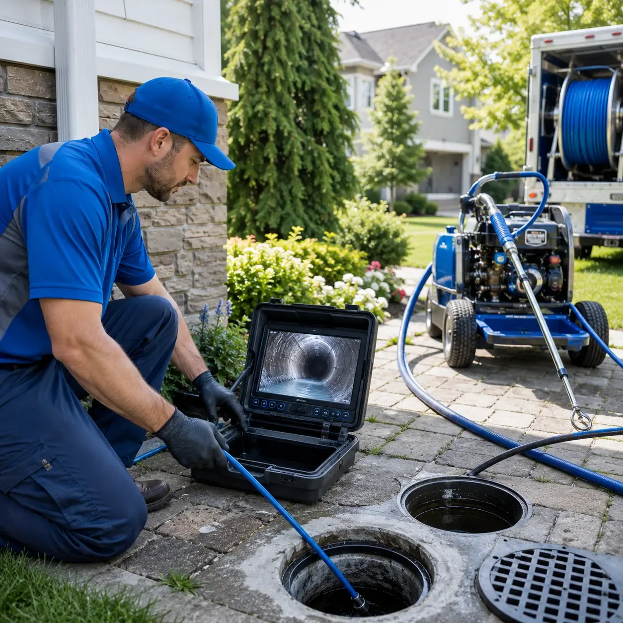 Outdoor drain cleaning professionals serving Lanse, PA