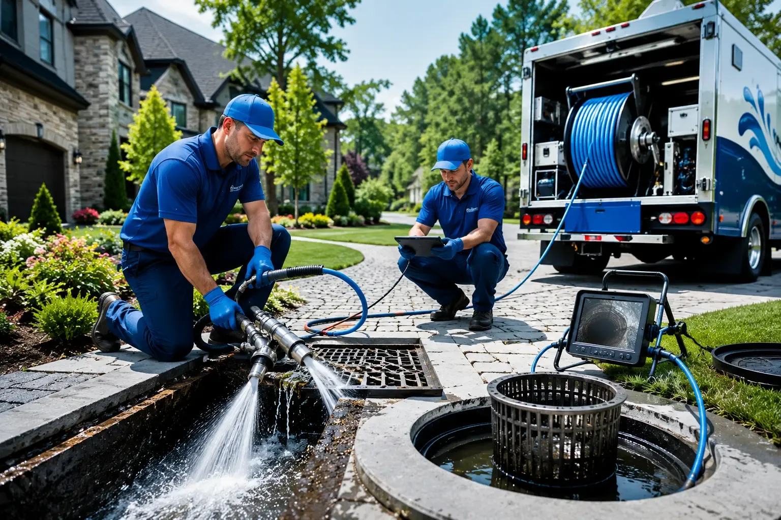 Local outdoor drain cleaning professionals in Lanse, PA